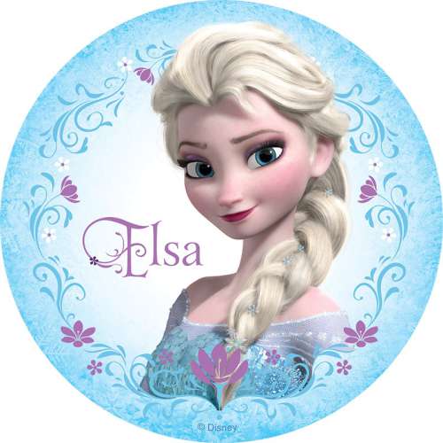 Frozen Elsa Edible Icing Image - Click Image to Close